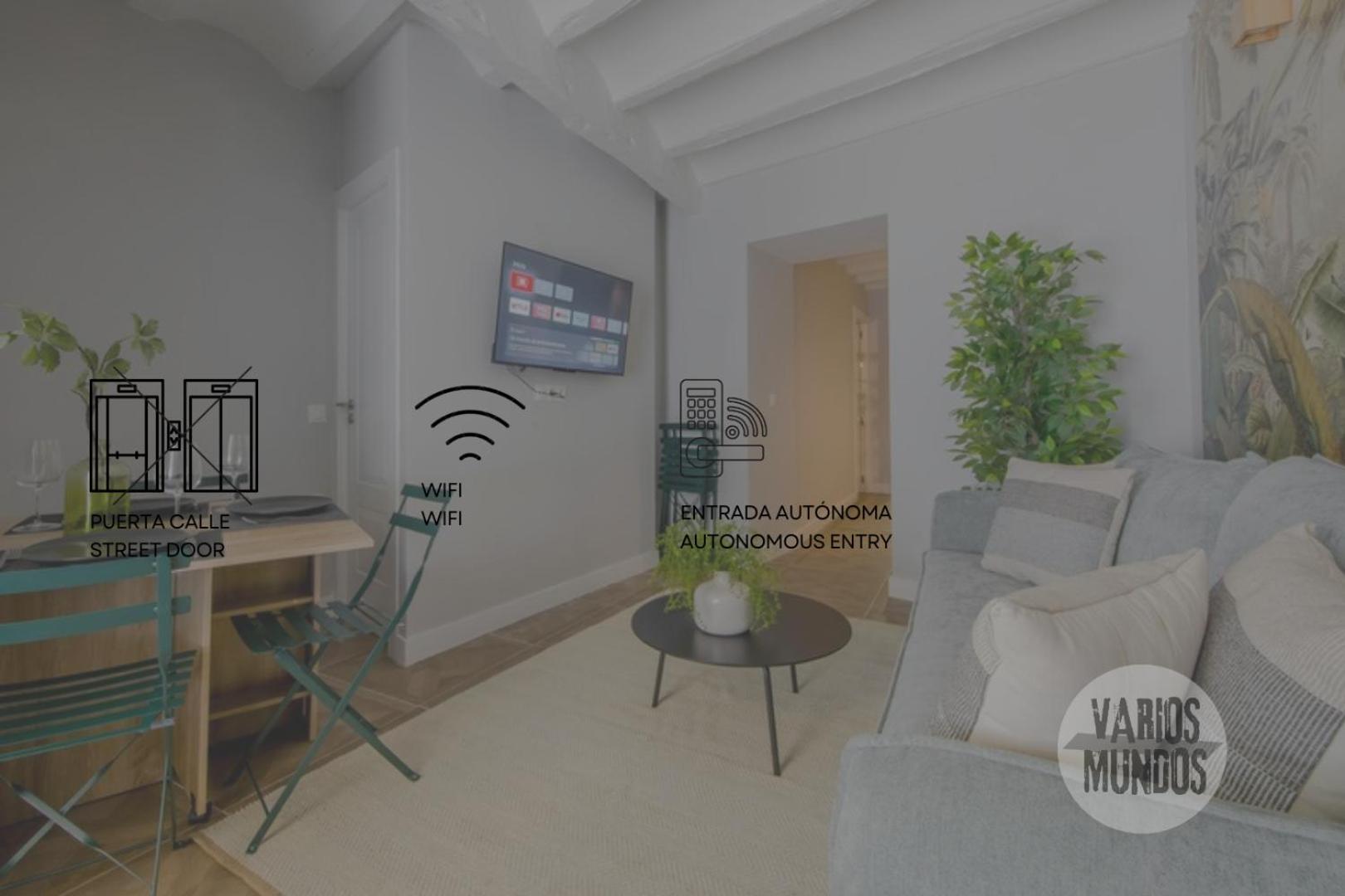 Confortable Apt Para 9Pax En El Centro De Madrid E3 外观 照片